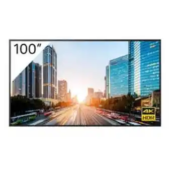 Jumbo Sony 100" bz40j bravia 4k ultra hd hdr professional display offer