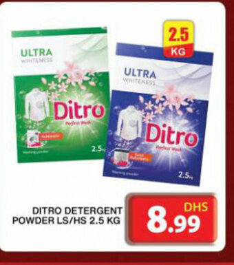 Grand Hyper Market Ditro Detergent Powder LS/HS 2.5KG offer