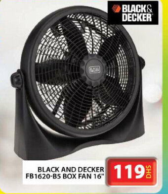 Grand Hyper Market BLACK AND DECKER FB1620-B5 BOX FAN 16'' offer