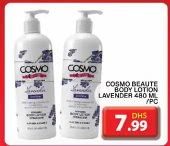 Grand Hyper Market Cosmo beaute body lotion lavender 480ML /PC offer