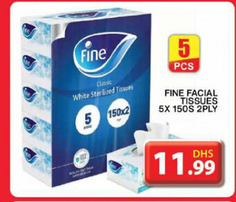 Grand Hyper Market Fine facial tissues 5X 150S 2PLY offer