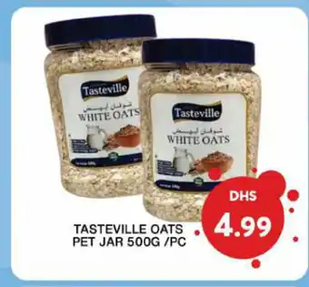 Grand Hyper Market Tasteville oats pet jar 500g per pc offer