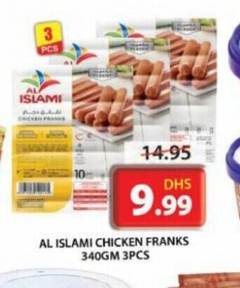 Grand Mall Sharjah Al Islami Chicken Franks 340gm 3pcs offer