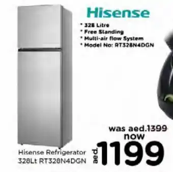 Nesto Hisense Refrigerator 328Lt RT328N4DGN offer