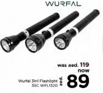 Nesto Wurfal 3in1 flashlight 3SC WFL1320 offer
