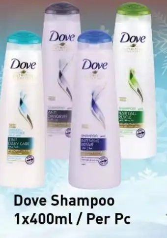 Day To Day Dove shampoo 1 x 400ml per pc offer