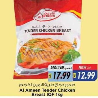Last Chance Al Ameen Tender Chicken Breast IQF 1kg offer