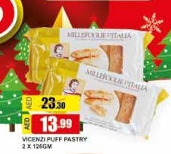 Vicenzi puff pastry 2 x 125gm