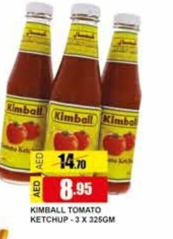Safeer Market Kimball tomato ketchup 3 x 325gm offer