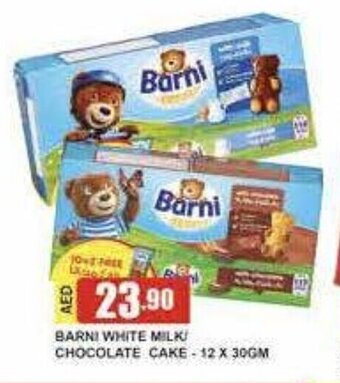Safeer Market Barni white milk / chocolate cake 12 x 30gm offer
