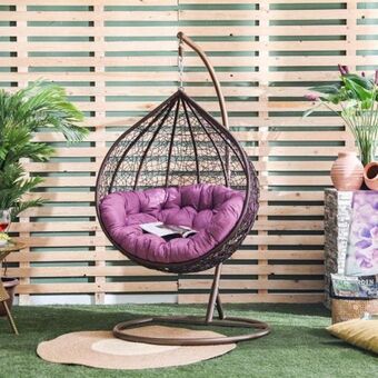 Danube Home Alfa 1-seater swing chair offer