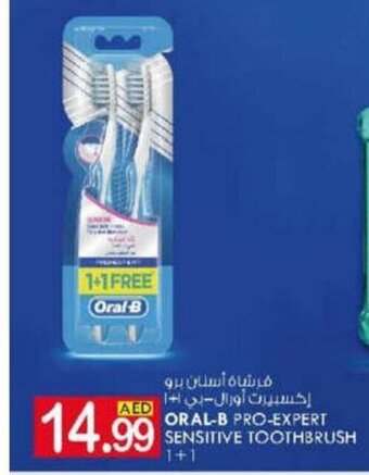 KM Trading Oral-B pro-expert sensitive toothbrush 1+1 offer