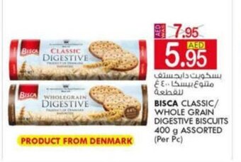 KM Trading Bisca classic / whole grain digestive biscuits 400g assorted (per pc) offer