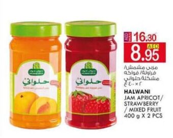 KM Trading Halwani jam apricot / strawberry / mixed fruit 400g x 2pcs offer