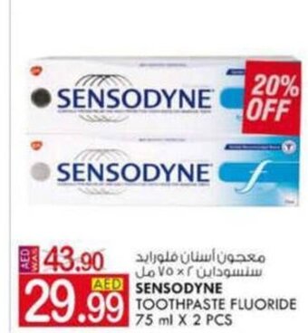 KM Trading Sensodyne toothpaste fluoride 75 ml X 2 PCS offer