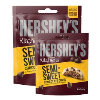 Lulu Hypermarket Hershey's kitchen chocolate chips semi sweet 425g + 200g offer