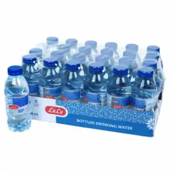 Lulu Hypermarket Lulu bottled drinking water 24 x 250ml offer