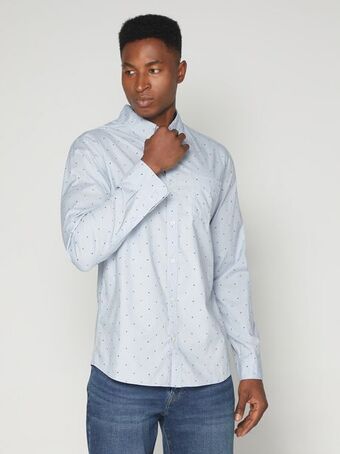 GAP Stretch poplin shirt in slim fit offer