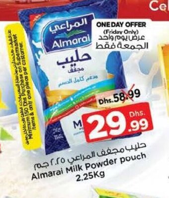 Nesto Almarai milk powder pouch 2.25kg offer