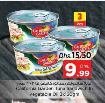 Nesto California garden tuna sandwich in vegetable oil 3 x 160gm offer