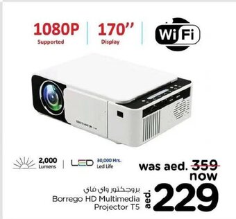 Nesto Borrego HD multimedia projector T5 offer