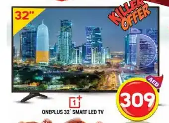 Pasons Oneplus 32'' smart LED TV offer