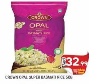 Crown opal super basmati rice 5kg