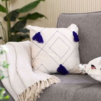 Danube Home Alaina reflection filled cushion 45x45 white offer