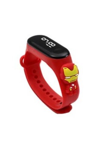 Noon M3 cartoon children's led electronic waterproof touch watch red offer