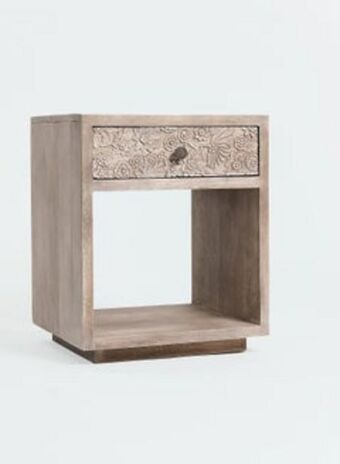 Noon Bedside table luxurious - size solid wood natural nightstand comdina - bedroom furniture offer