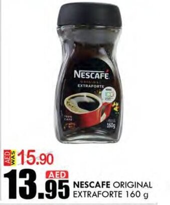 KM Trading Nescafe original extraforte 160g offer
