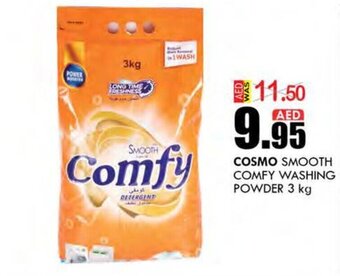 KM Trading Cosmo smooth comfy washing powder 3kg offer