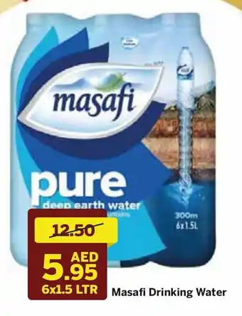 West Zone Supermarket Masafi drinking water 6 x 1,5 LTR offer