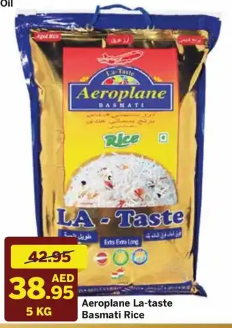 West Zone Supermarket Aeroplane LA-taste basmati rice 5kg offer