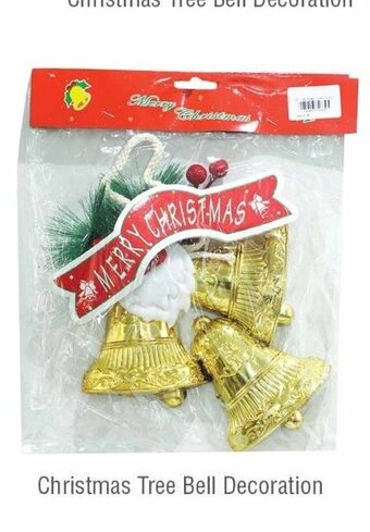 West Zone Supermarket Christmas tree bell decoration offer