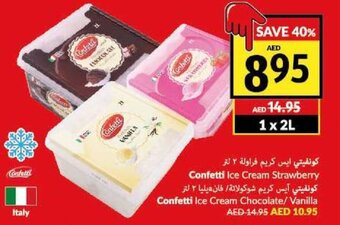 Viva Confetti ice cream strawberry 2L offer
