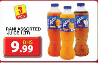 Grand Hyper Market Rani Assorted Juice 1Ltr 3Pcs offer