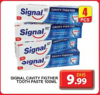 Grand Hyper Market Signal Cavity Fighter Tooth Paste 100ml 4Pcs offer