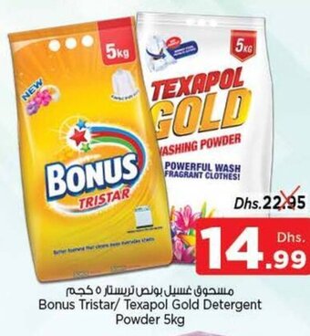 Nesto Bonus Tristar/Texapol Gold Detergent Powder 5Kg offer