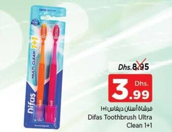 Nesto Difas Toothbrush Ultra Clean 1+1 offer