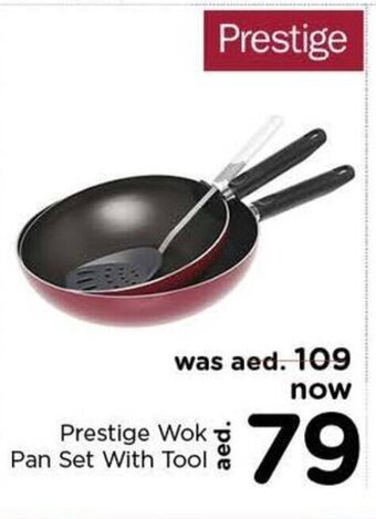 Nesto Prestige Wok Pan Set With Tool offer