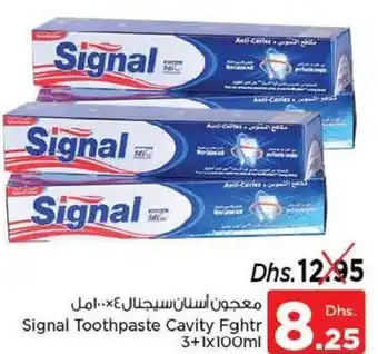 Nesto Signal Toothpaste Cavity Fighter 3+1x100ml offer