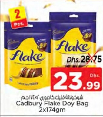 Nesto Cadbury flake doy bag 2 x 174gm offer