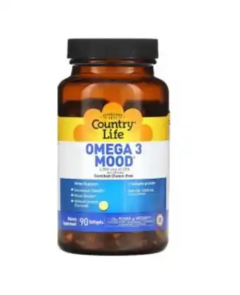 Aster Pharmacy Country life omega 3 mood 2000 mg softgels 90's offer