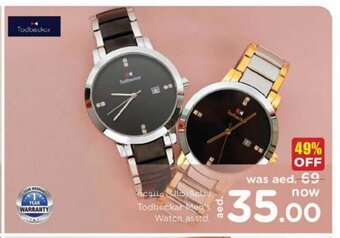 Nesto Todbeckar men's watch asstd. offer