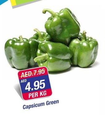 West Zone Supermarket Capsicum green per kg offer