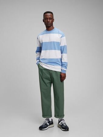 GAP Relaxed vintage pleated khakis with washwell offer