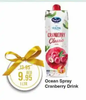 West Zone Supermarket Ocean Spray Cranberry Drink 1Ltr offer