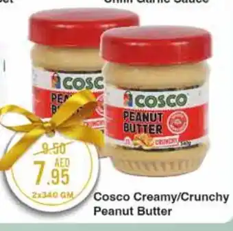 West Zone Supermarket Cosco Creamy/Crunchy Peanut Butter 2x340gm offer