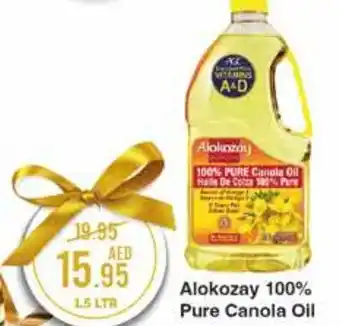 West Zone Supermarket Alokazay 100% Pure Canola Oil 1.5ltr offer